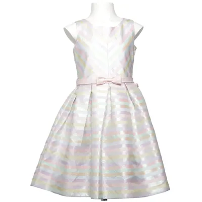 Klänning (Rosa, Flerfärgad) från Bonnie Jean Metallfiber, Polyester