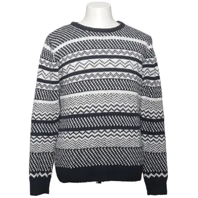 Strickpullover (Schwarz, Weiß) von Knowledge Cotton Apparel Bio-Baumwolle