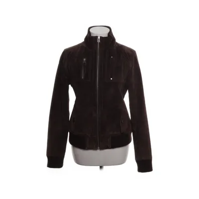 Leren jack (Bruin) van Jeanswear Leer, Polyester