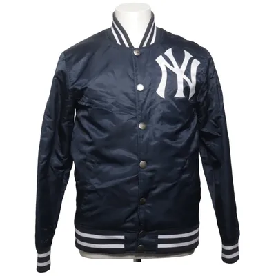 Varsity jacket (Blue, White) from Majestic Athletic Polyamide, Polyester