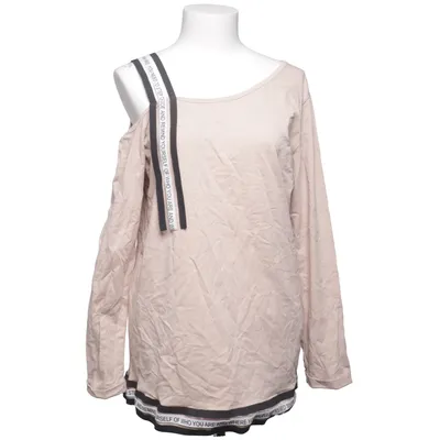 Topp (Beige) från Pia Bomull, Elastan