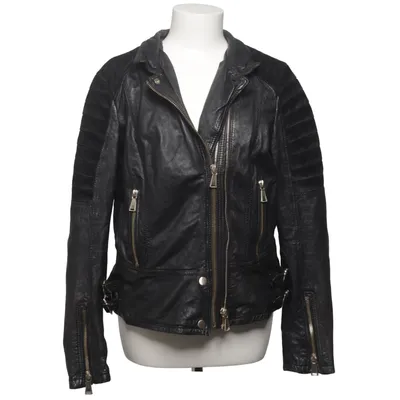 Veste de motard (Noir) de Jofama Rookie by Caroline Roxy Cuir