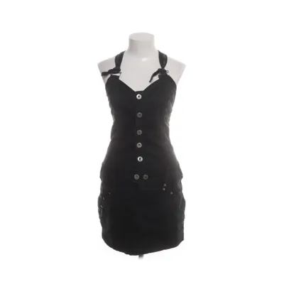 Dungaree dress (Black) from Brooker