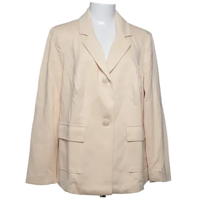 Kavaj (Beige) från Helena Vera Elastan, Polyamid, Polyester, Viskos