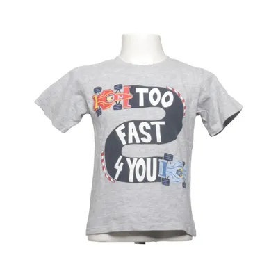 T-shirt (Gris, Rouge) de Kids Coton, Viscose