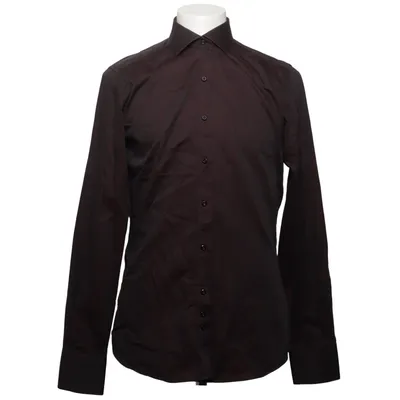 Shirt (Brown, Red) from Vannucci Cotton