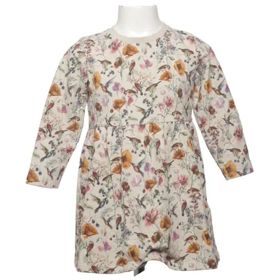 Dress (Beige, Multicolored) from Name It Elastane, Organic cotton, Viscose