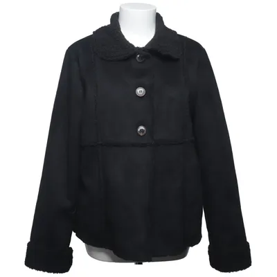 Veste en peau de mouton retournée (Noir) de Navigazione Polyester