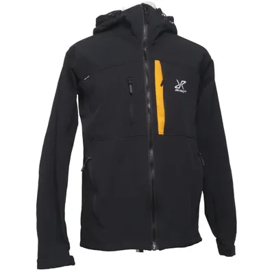 Softshell jacket (Zwart, Oranje) van Revolution Race Elastaan, Polyamide, Polyester