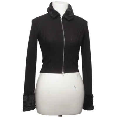 Cardigan (Black) from Divided by H&M Elastane, Polyester