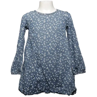 Dress (Blue, White) from Kids by Lindex Cotton, Polyester