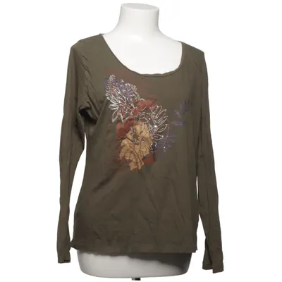 Langærmet t-shirt (Grøn) fra Indiska Bomuld