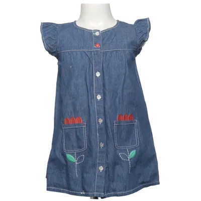 Denim jurk (Blauw, Meerkleurig) van Boboli Katoen