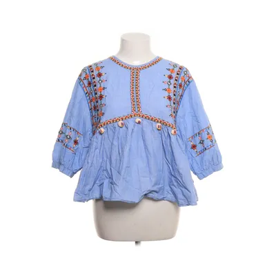 Top (Blå, Flerfarvet) fra Zara Trafaluc Collection Bomuld, Polyester