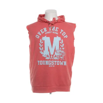 Korte mouwen capuchon sweater (Rood) van Fashion Katoen, Polyester