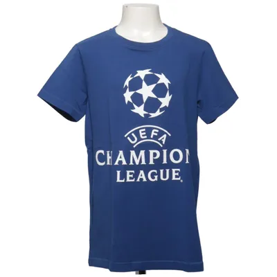 T-shirt (Blau) von Champion's League Elasthan, Bio-Baumwolle