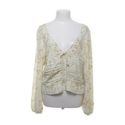 Bluse (Hvid, Flerfarvet) fra H&M Polyester