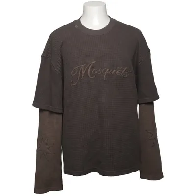 Lange mouwen shirt (Bruin) van Mosquets Katoen