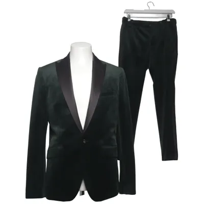 Jakkesæt (Grøn) fra Lindbergh White Polyester