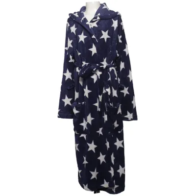 Badjas (Blauw, Wit) van Hampton Republic Polyester