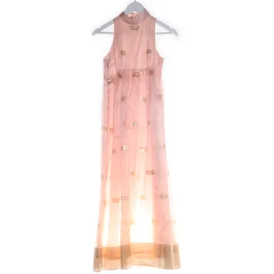 Aftenkjole (Pink, Guld)