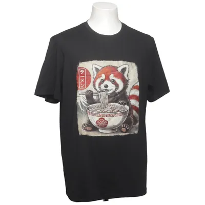 T-shirt (Zwart) Elastaan, Polyester