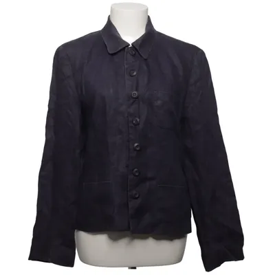 Blazer (Blauw) van Flash Acetaat, Linnen