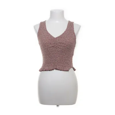 Crop top (Röd, Flerfärgad) från American Eagle Elastan, Polyester, Viskos