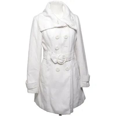 Frakke (Hvid) fra Tally Weijl Elastan, Polyester, Viscose