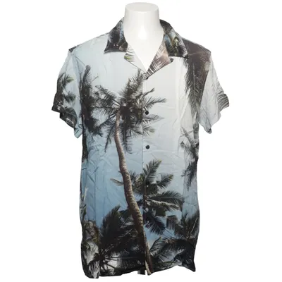 Chemise à manches courtes (Bleu, Noir, Blanc) de Avenue Tropicale Viscose