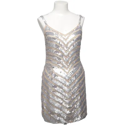 Robe de cocktail (Beige, Argent) de Parker Soie, Viscose