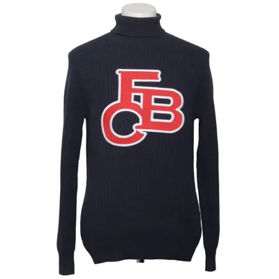 Rollkragenpullover (Blau, Rot, Weiß) von FC Bayern Acryl, Baumwolle