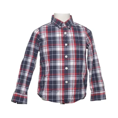 Buttondown-skjorta (Blå, Röd, Vit) från Denim Day Bomull
