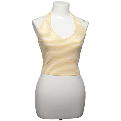 Haut dos-nu (Jaune, Blanc) de Pull & Bear