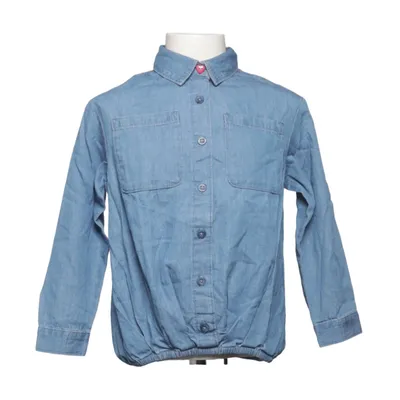 Chemise en jean (Bleu) de Benetton Coton