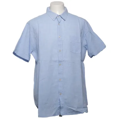 Chemise à manches courtes (Bleu) de Carl William Coton, Lin