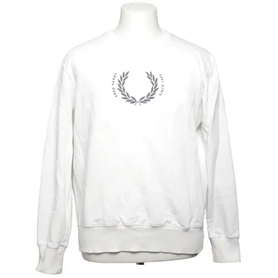 Sweatshirt (White) from Fred Perry Cotton, Elastane