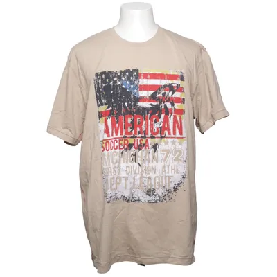 T-shirt (Beige, Flerfarvet) fra Blue Wear Bomuld