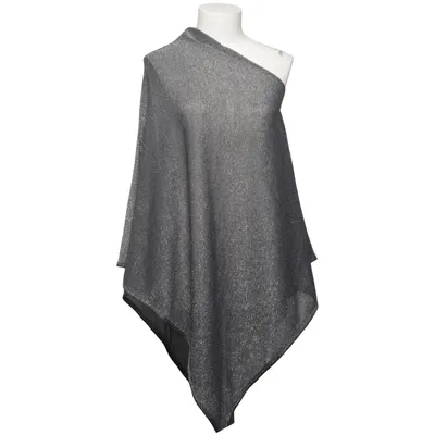 Poncho (Gris) Fibre métallique, Polyester
