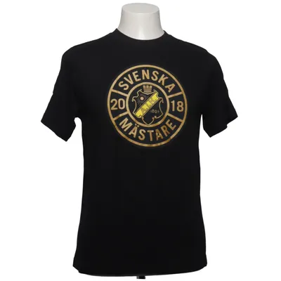 T-shirt (Noir, Jaune) de AIK Coton