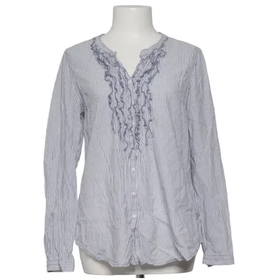 Blouse (Blauw, Wit) van Number One Katoen