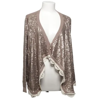 Cardigan (Brown, White, Multicolored) from Ester Elenora Acrylic, Polyester, Rabbit fur, Viscose