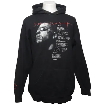 Huvtröja (Svart) från Rammstein Bomull, Polyester