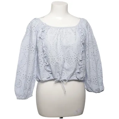 Blouse (Blue) from Mango Cotton