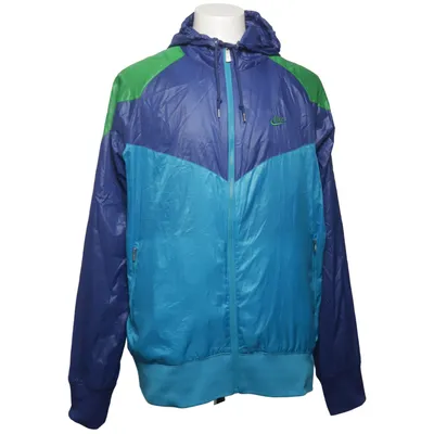 Træningsjakke (Blå, Grøn, Flerfarvet) fra Nike Polyamid, Polyester