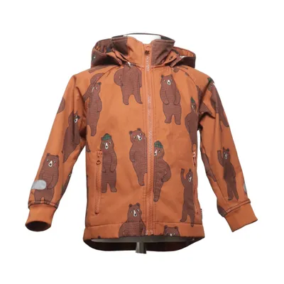Softshelljacka (Orange, Brun) från Fix by Lindex Elastan, Polyester