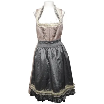 Dirndl (Grå, Beige) från Krüger Bomull, Polyester, Viskos