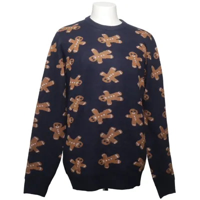 Christmas sweater (Blue, Brown) from MyWear Man Acrylic