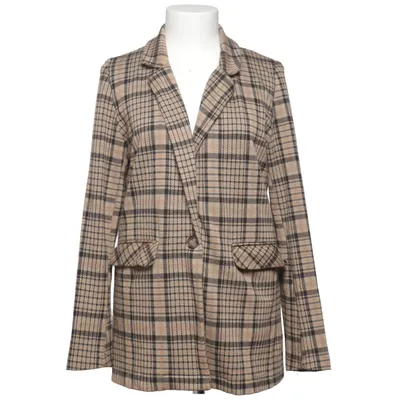 Kavaj (Beige, Svart) från Chiquelle Elastan, Polyester, Viskos