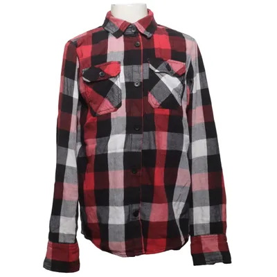 Flanellen overhemd (Rood, Zwart, Wit) van H&M Katoen